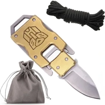 Kuchyňský nůž MINI NŮŽ TAKTICKÝ PŘÍVĚSEK NA KLÍČE PŘÍRUČNÍ NŮŽ PRO PŘEŽITÍ PRO RYBÁŘE, MALÝ