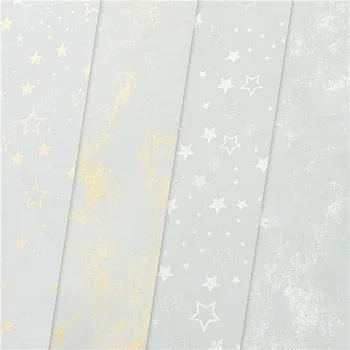 Barevný papír Galeria papieru Designový papír A4 Starshine, 200 g,stříbrný, 20ks