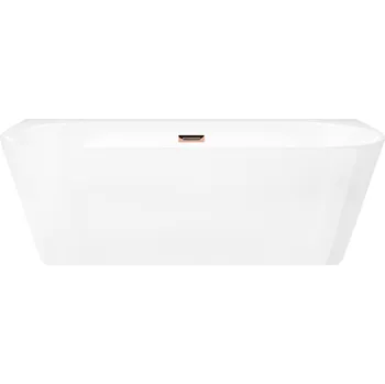 Vana Obdélníková akrylátová vana Corsan, odtok uprostřed, 170 x 80 cm