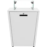 Stůl 100 kovový Berry bílý