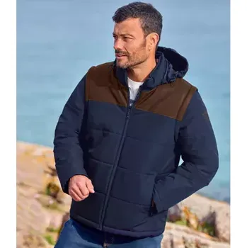 Atlas For Men Prošívaná bunda 2 v 1 s odepínacími rukávy, Modrá, Velikost M Q1112