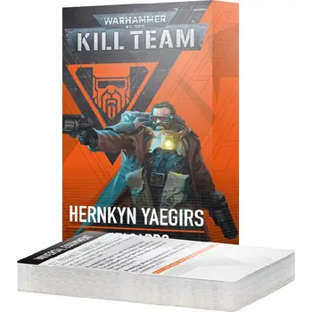 Příslušenství k deskovým hrám Warhammer 40k Kill Team - Datacards: Hernkyn Yaegirs (English; NM)