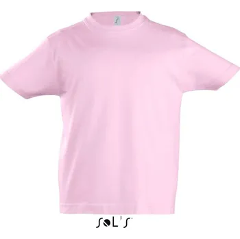 Chlapecké tričko SOL'S Dětské tričko z těžké bavlny Imperial Barva: Růžová světlá, Velikost: 12y 142/152