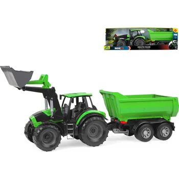 autíčko LENA Worxx 04617 traktor Deutz-Fahr Agrotron 7250 TTV s přívěsem