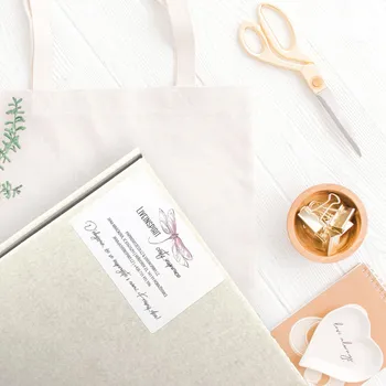 Samolepící etiketa Nálepky na vaše balíčky a produkty - Arch A4 s 8 štítky (60 Kč)