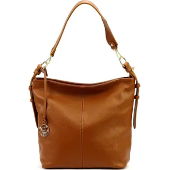 Kožená kabelka Gregorio 1714 koňaková