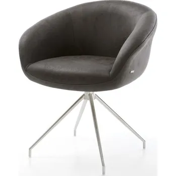 Jídelní židle Jídelní židle Vinka-Flex s područkami antracitová vintage