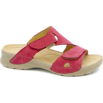 Dámská obuv MEDISTYLE zdravotní dámská pantofel KIVI Barva: Červená, Velikost EU: 37