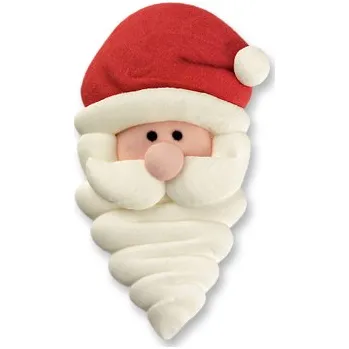 Jedlá dekorace na dort Günthart Cukrová dekorace vánoční - hlava Mikuláše