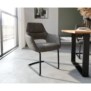 Jídelní židle Jídelní židle Yago-Flex s područkami konzolová podnož kulatá