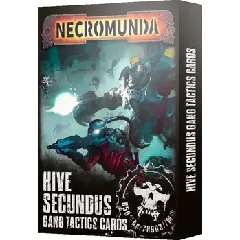 Příslušenství k deskovým hrám Necromunda - Hive Secundus Gang Tactics Cards (English; NM)