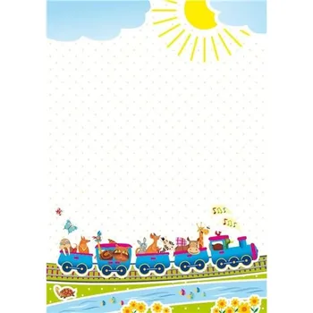 Kancelářský papír Galeria papieru Diplom A4 - motiv dětský vlak, 170 g/m2, 25 ks