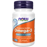 NOW Foods - Omega-3 molekulárně destilované, softgel kapsle Počet tabletek: 100 softgel kapslí