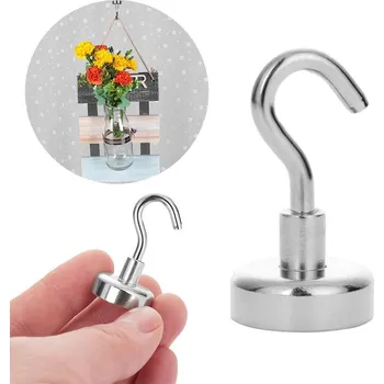 Věšák GFT Magnetický háček 3,5 x 1 cm nerezový