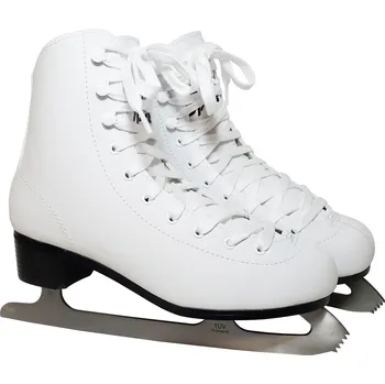 Zimní brusle Dívčí brusle na krasobruslení, bílé 39
