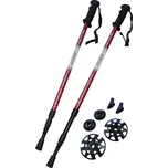 Trekingové hole - 1 pár s příslušenstvím červená