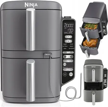 fritéza Horkovzdušná fritéza Ninja DoubleStack SL451EU + teploměr v balení