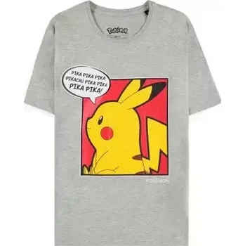 Pánské tričko Pokémon - Pika Pikachu (M) - Men's Short Sleeved T-shirt (English; NM)