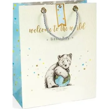 Galeria papieru Dárková taška - L, 32 x 26 cm, chlapeček, 5 ks