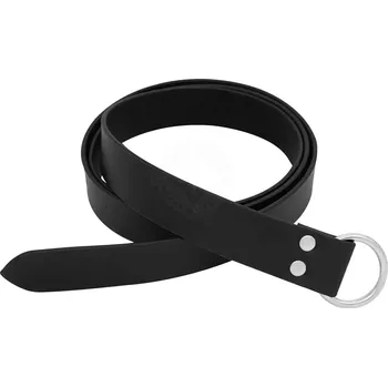 Karnevalový kostým Výprodej Středověký opasek z buvolí kůže s kruhovou přezkou - Outlet