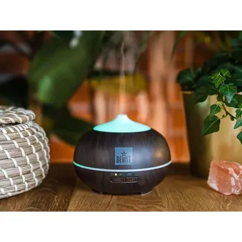 Aroma difuzér Aroma difuzér SMELL LINE 150 BEWIT , barva tmavé dřevo (Střídání 7&nbsp;barev, AC adaptér do elektrické&nbsp;sítě)