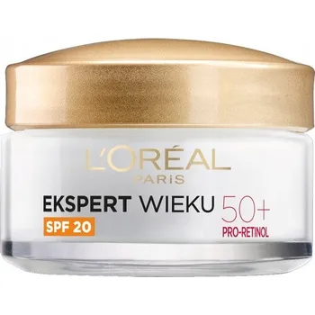 Pleťový krém L'Oréal Age Expert 50+ krém SPF 20 s pro-retinolem a kaméliovým olejem 50 ml