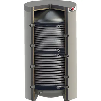 akumulační nádrž Akumulační nádrž 2000l s ohřevem TUV + dvě spirály z oceli! Akumulační nádrž 2000l TUV