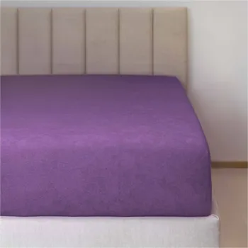 Prostěradlo Jiří Polášek Napínací froté prostěradlo LEVANDULE č. 41 Velikost: 90x200 na výšku 15-18 cm N