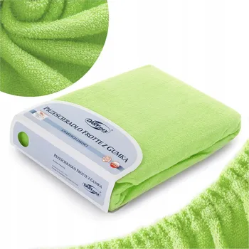 Prostěradlo Froté prostěradlo s gumou 200x220 zeleň