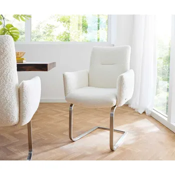 Jídelní židle Jídelní židle Jova-Flex s područkami konzolová podnož kulatá