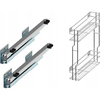 Rejs Cargo koš 150 chrom s tlumením dovírání levý