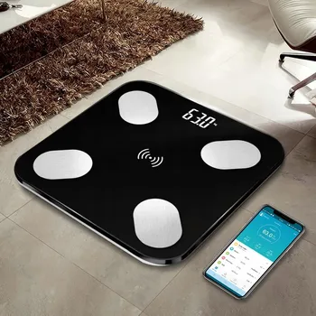 Osobní váha ELEKTRONICKÁ VÁHA S APLIKACÍ PRO SLEDOVÁNÍ HMOTNOSTI, TUKU A METABOLICKÉHO VĚKU
