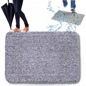 Rohožka ROHOŽKA PŘED DVEŘE 45X75 GUMOVÁ VENKOVNÍ ČISTICÍ ZÓNA NA BOTY