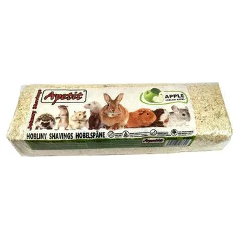 Podestýlka pro hlodavce Apetit - podestýlka hoblinová s vůní jablka Johnny Shavings Apple 900 g