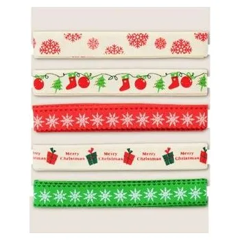 Vánoční dekorace Galeria papieru Dekorační stuha - vánoční sada 2., 5 x 1 m