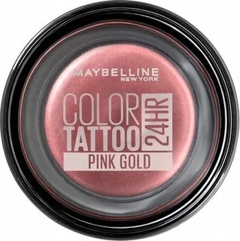 Přípravek na oči Maybelline Color Tattoo 24HR matné krémové oční stíny 65 Pink Gold