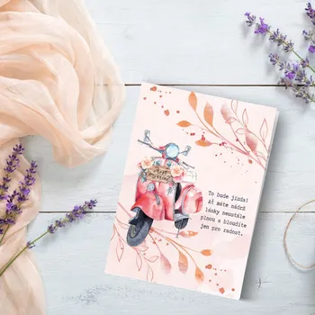 Svatební přání Nádrž lásky stále plnou - Otevírací přání (65 Kč)