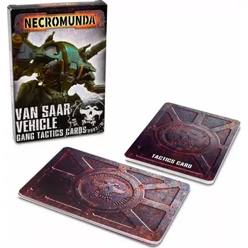 Příslušenství k deskovým hrám Necromunda - Van Saar Vehicle Tactics Cards (English; NM)