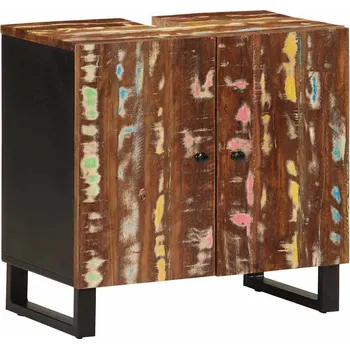 Umyvadlo vidaXL Umyvadlová skříňka 62x33x58cm masivní akácie a kompozitní dřevo [351986] Barva: Vícebarevný