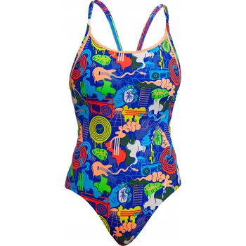 Dámské plavky Jednodílné plavky FUNKITA Blues Baby - Diamond Back 10 (UK32) S