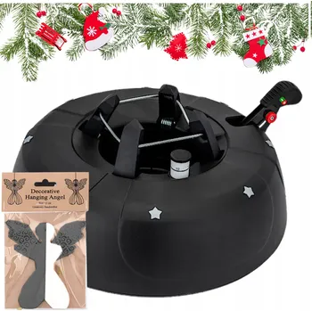 Stojánek na vánoční stromek Stojan na ŽIVÝ VÁNOČNÍ STROMEK s ukazatelem hladiny vody + OZDOBNÝ DOPLNĚK andílek