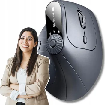 Myš Vertikální myš RENEW FORCE, ergonomická bezdrátová bezdrátová myš WiFi Bluetooth PRO