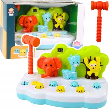 DOVEDNOSTNÍ HRA PRO DĚTI WHACK-A-MOLE SE ZVÍŘÁTKY