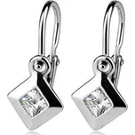 CS1120 Dětské náušnice stříbrné - čtverce