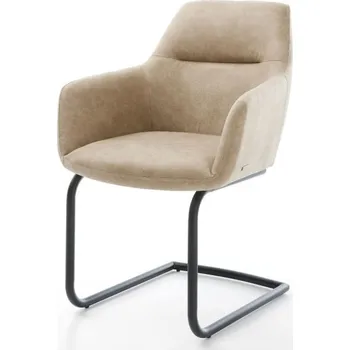 Jídelní židle Jídelní židle Pejo-Flex béžová vintage konzolová podnož kulatá