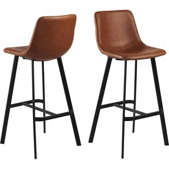 Jídelní židle Židle Intesi umělá kůže hnědá 1 ks