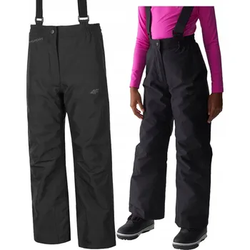 Snowboardové kalhoty 4F DÍVČÍ ZATEPLENÉ LYŽAŘSKÉ KALHOTY s membrána / vel 152