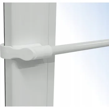 Obraz Garnýž 125 cm bílá kovová