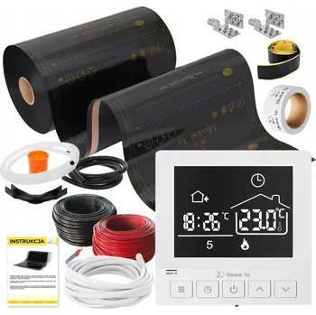 Topná rohož SET Fólie Vyhřívací Podložka INFRAČERVENÁ 3 m² 160 W/m²