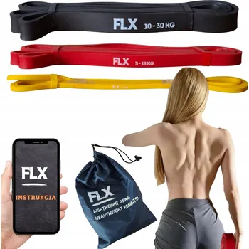 Sada 3 Odporových gum na cvičení, silový trénink a shyby